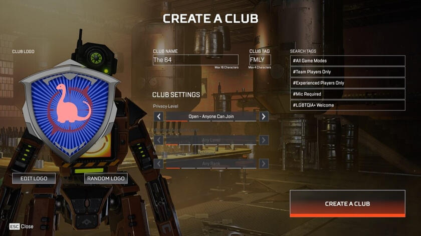 Create a Club